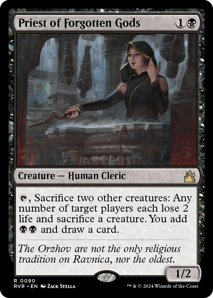 Priest of Forgotten Gods [Ravnica Remastered] | Play N Trade Winnipeg