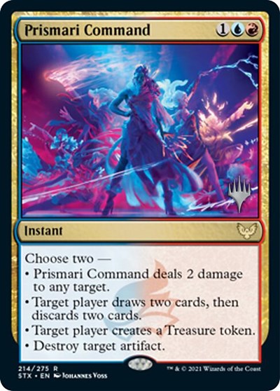 Prismari Command (Promo Pack) [Strixhaven: School of Mages Promos] | Play N Trade Winnipeg