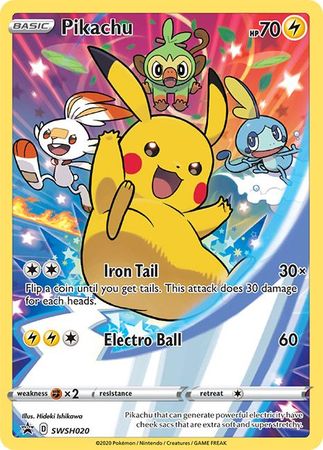 Pikachu (SWSH020) [Sword & Shield: Black Star Promos] | Play N Trade Winnipeg