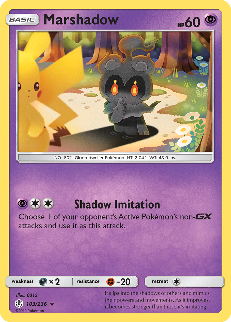 Marshadow (103/236) [Sun & Moon: Cosmic Eclipse] | Play N Trade Winnipeg