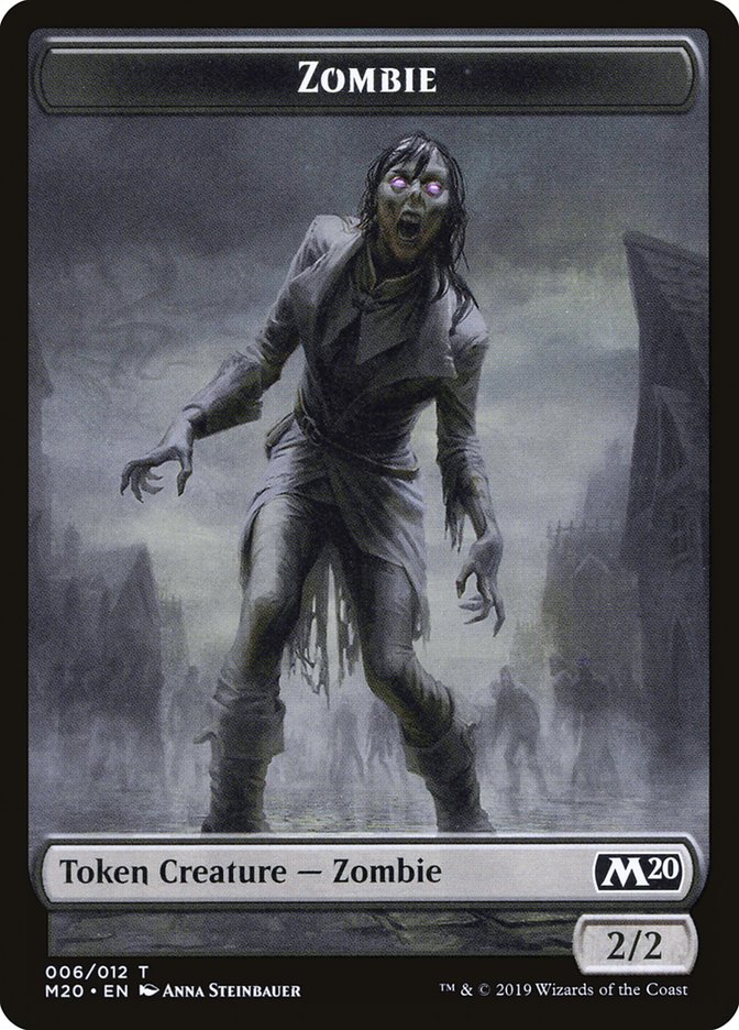 Soldier // Zombie Double-Sided Token [Game Night 2019 Tokens] | Play N Trade Winnipeg