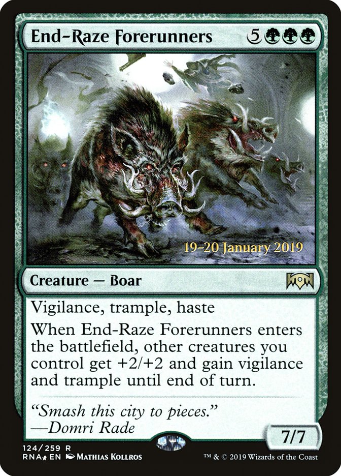 End-Raze Forerunners [Ravnica Allegiance Prerelease Promos] | Play N Trade Winnipeg