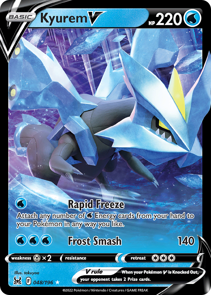 Kyurem V (048/196) (Jumbo Card) [Sword & Shield: Lost Origin] | Play N Trade Winnipeg