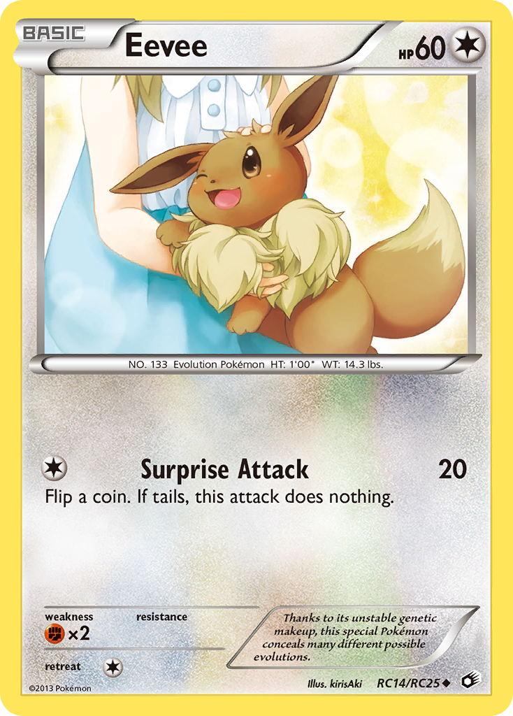 Eevee (RC14/RC25) [Black & White: Legendary Treasures] | Play N Trade Winnipeg