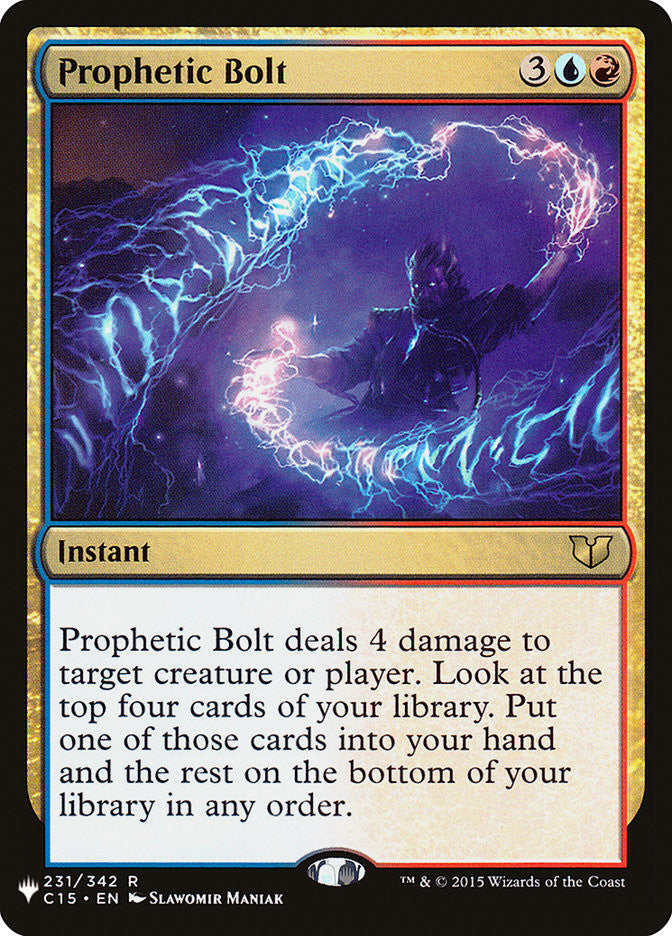 Prophetic Bolt [Mystery Booster] | Play N Trade Winnipeg