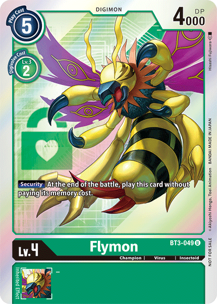 Flymon [BT3-049] (Buy-A-Box Promo) [Release Special Booster Ver.1.5 Promos] | Play N Trade Winnipeg