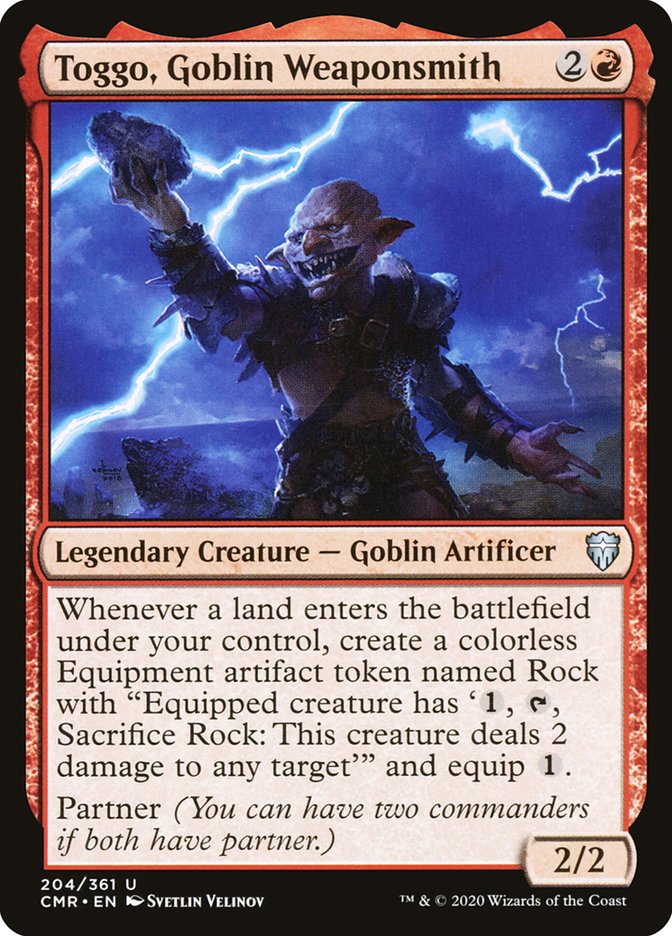 Toggo, Goblin Weaponsmith [Commander Legends] | Play N Trade Winnipeg