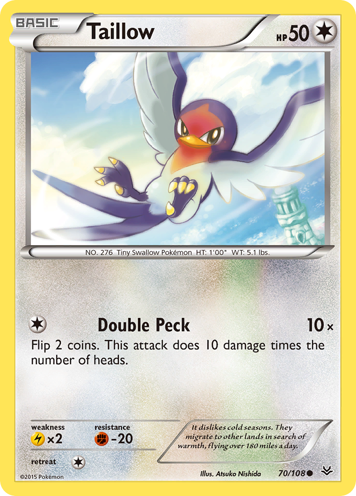 Taillow (70/108) [XY: Roaring Skies] | Play N Trade Winnipeg