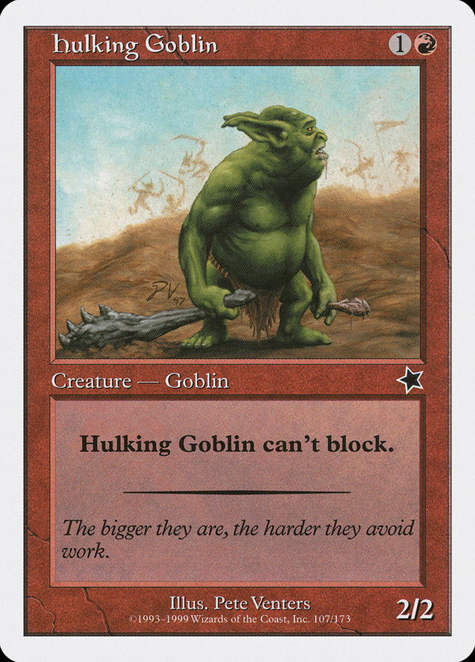 Hulking Goblin [Starter 1999] | Play N Trade Winnipeg