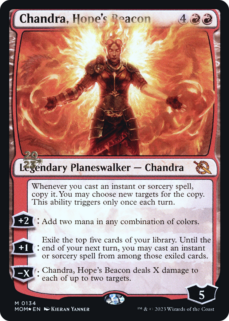 Chandra, Hope's Beacon [March of the Machine Prerelease Promos] | Play N Trade Winnipeg