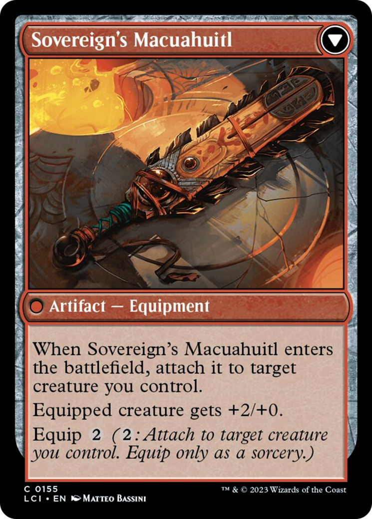 Idol of the Deep King // Sovereign's Macuahuitl [The Lost Caverns of Ixalan] | Play N Trade Winnipeg