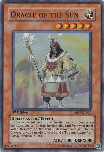 Oracle of the Sun [ABPF-EN019] Super Rare | Play N Trade Winnipeg