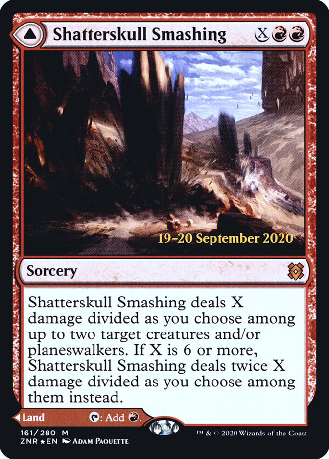 Shatterskull Smashing // Shatterskull, the Hammer Pass [Zendikar Rising Prerelease Promos] | Play N Trade Winnipeg