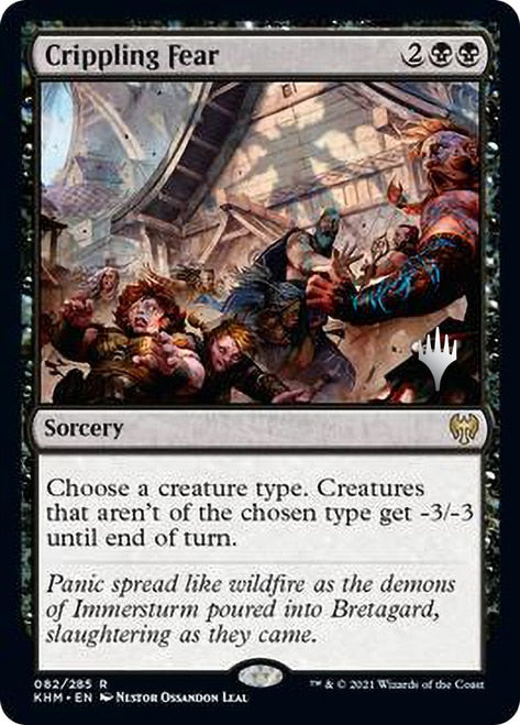 Crippling Fear [Kaldheim Promos] | Play N Trade Winnipeg