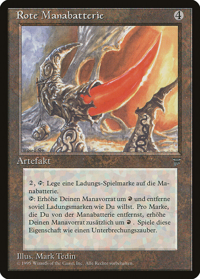 Red Mana Battery (German) - "Rote Manabatterie" [Renaissance] | Play N Trade Winnipeg