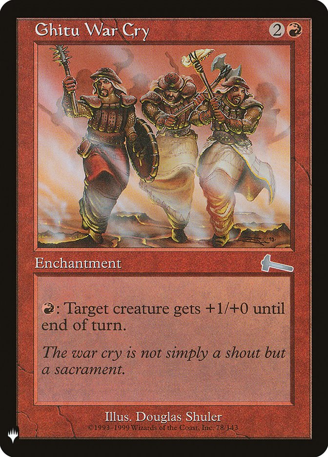 Ghitu War Cry [Mystery Booster] | Play N Trade Winnipeg