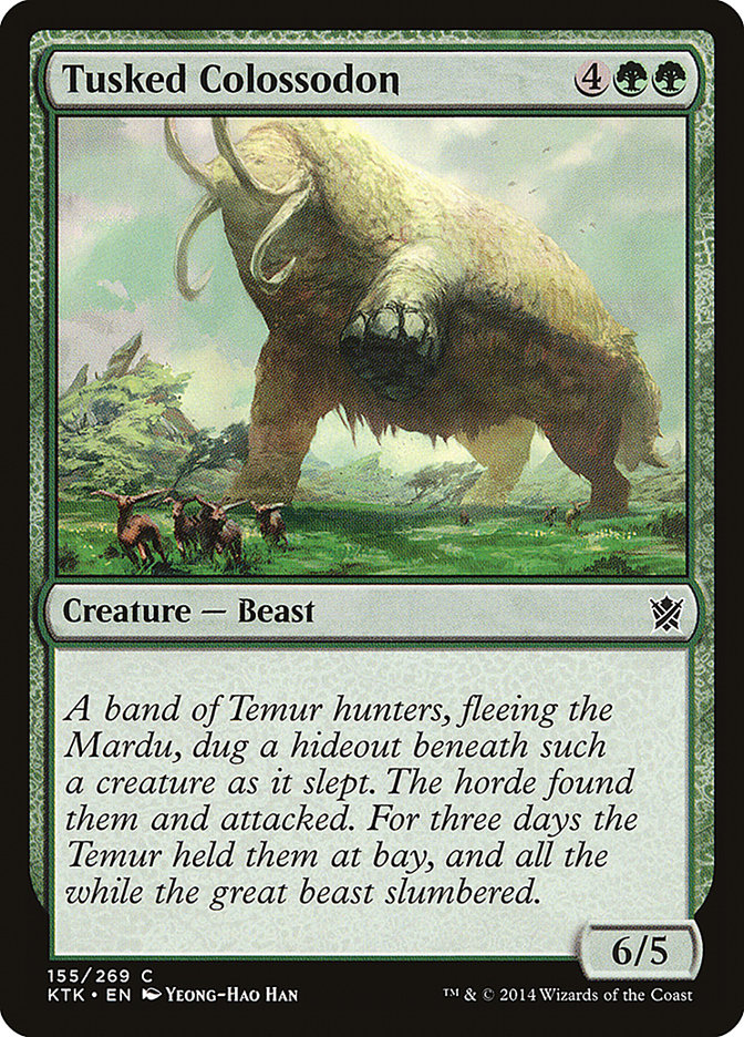 Tusked Colossodon [Khans of Tarkir] | Play N Trade Winnipeg