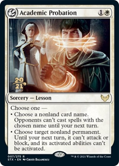 Academic Probation [Strixhaven: School of Mages Prerelease Promos] | Play N Trade Winnipeg