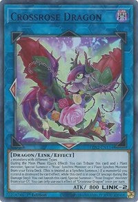 Crossrose Dragon (Purple) [LDS2-EN114] Ultra Rare | Play N Trade Winnipeg