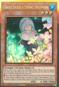 Ghost Sister & Spooky Dogwood (Alternate Art) [MAGO-EN013] Gold Rare | Play N Trade Winnipeg