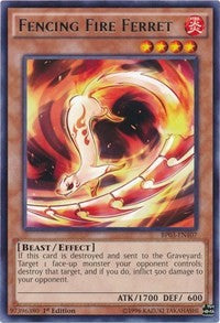 Fencing Fire Ferret [BP03-EN107] Rare | Play N Trade Winnipeg