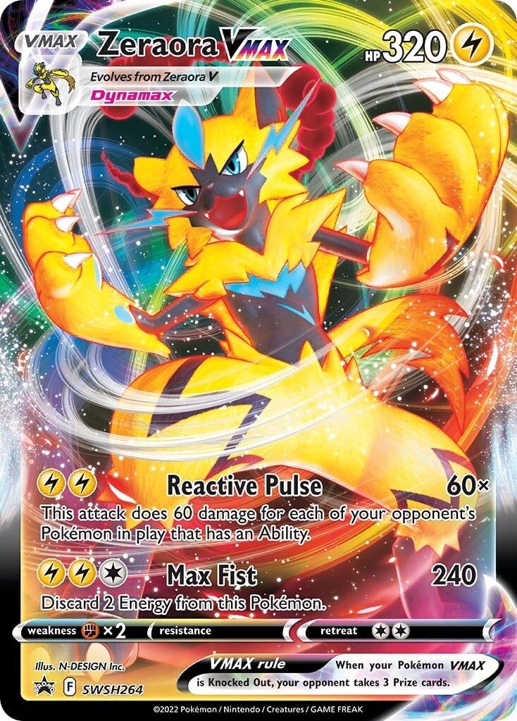 Zeraora VMAX (SWSH264) [Sword & Shield: Black Star Promos] | Play N Trade Winnipeg