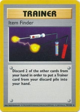 Item Finder (74/102) [Base Set Shadowless Unlimited] | Play N Trade Winnipeg