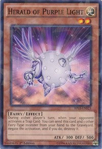 Herald of Purple Light (Shatterfoil) [BP03-EN023] Shatterfoil Rare | Play N Trade Winnipeg