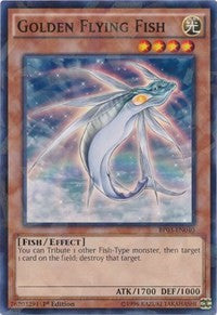Golden Flying Fish (Shatterfoil) [BP03-EN040] Rare | Play N Trade Winnipeg