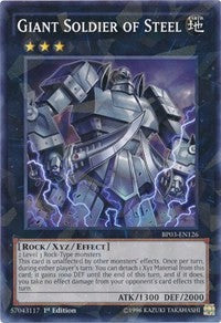 Giant Soldier of Steel (Shatterfoil) [BP03-EN126] Rare | Play N Trade Winnipeg