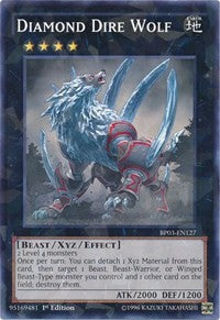 Diamond Dire Wolf (Shatterfoil) [BP03-EN127] Rare | Play N Trade Winnipeg