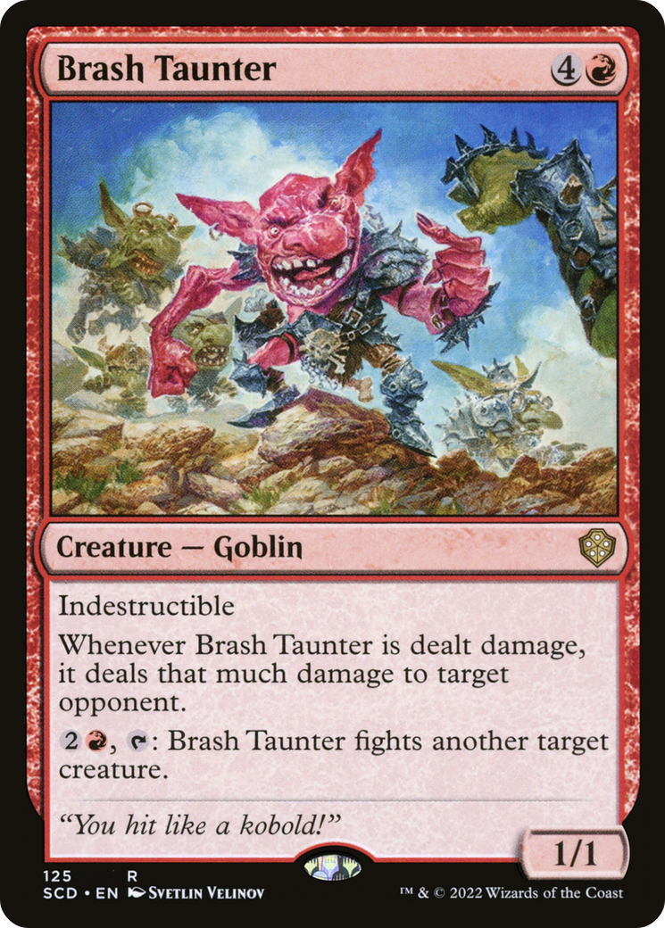 Brash Taunter [Starter Commander Decks] | Play N Trade Winnipeg