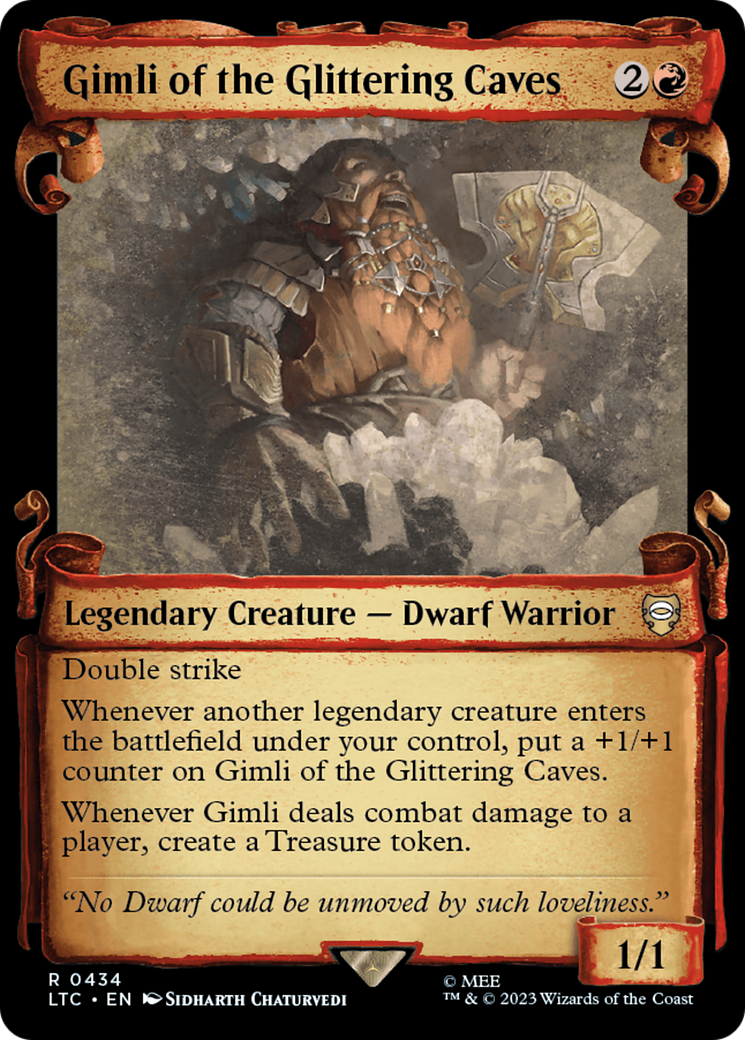 Gimli of the Glittering Caves [The Lord of the Rings: Tales of Middle-Earth Commander Showcase Scrolls] | Play N Trade Winnipeg