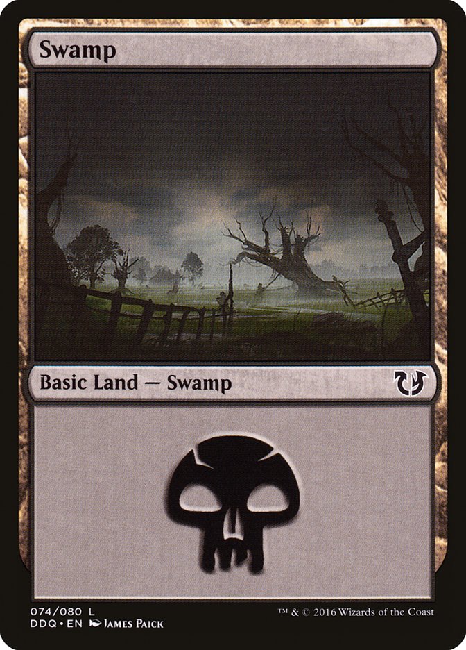 Swamp (74) [Duel Decks: Blessed vs. Cursed] | Play N Trade Winnipeg