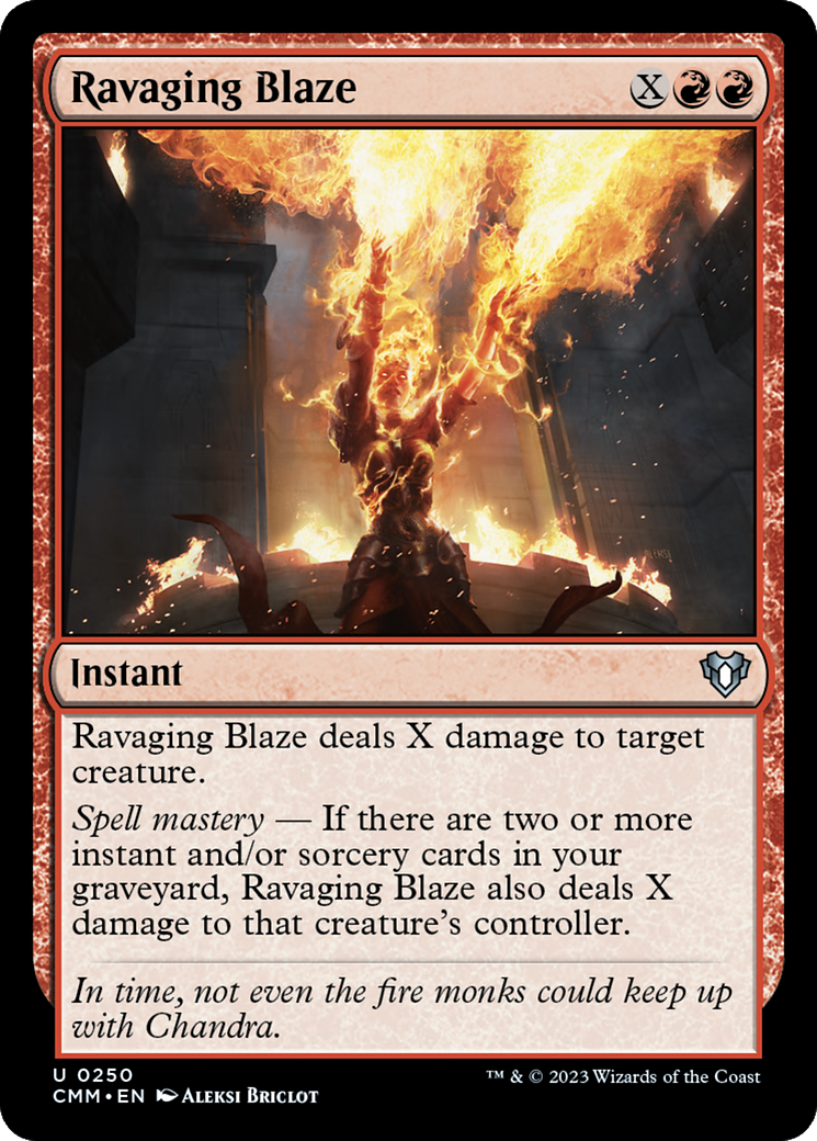 Ravaging Blaze [Commander Masters] | Play N Trade Winnipeg