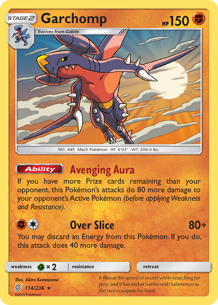 Garchomp (114/236) [Sun & Moon: Unified Minds] | Play N Trade Winnipeg