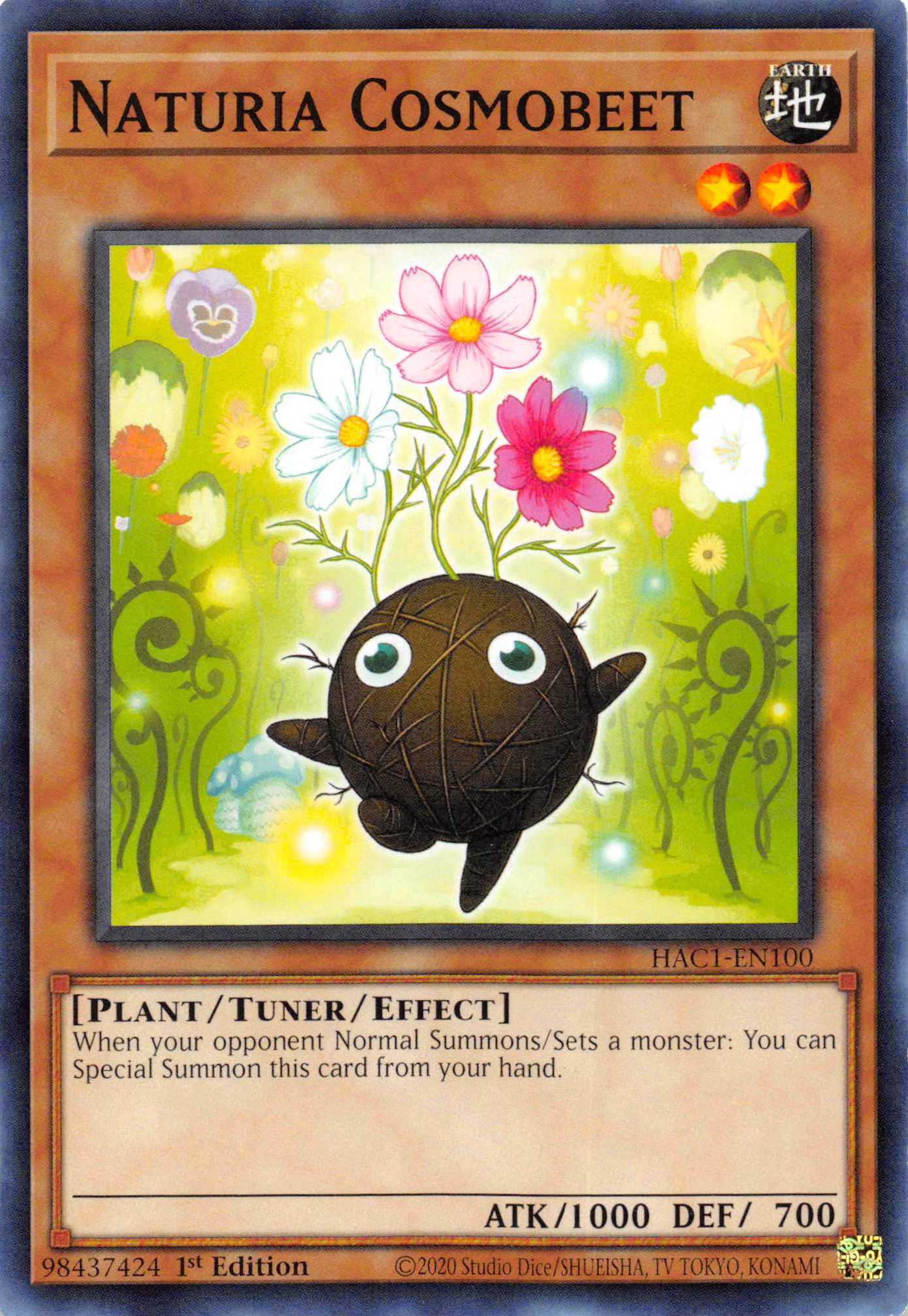 Naturia Cosmobeet [HAC1-EN100] Common | Play N Trade Winnipeg