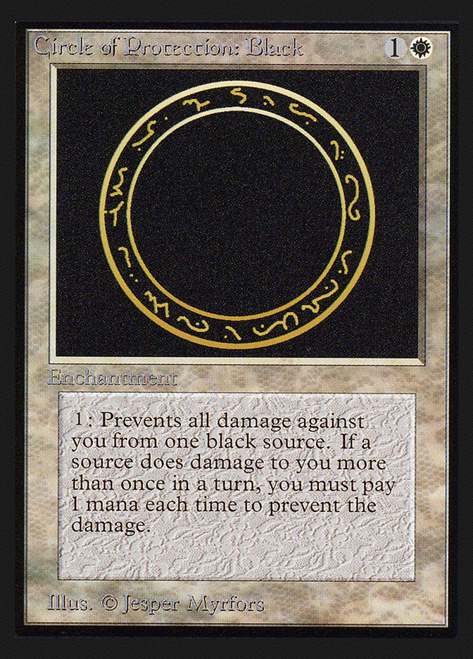 Circle of Protection: Black [Collectors’ Edition] | Play N Trade Winnipeg