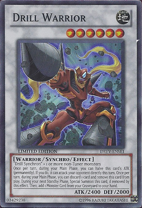 Drill Warrior [DREV-ENSE1] Super Rare | Play N Trade Winnipeg