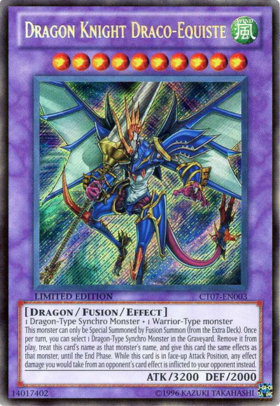 Dragon Knight Draco-Equiste [CT07-EN003] Secret Rare | Play N Trade Winnipeg