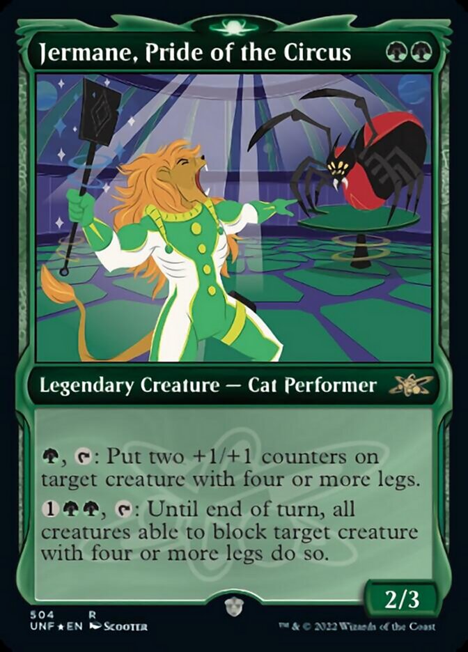Jermane, Pride of the Circus (Showcase) (Galaxy Foil) [Unfinity] | Play N Trade Winnipeg