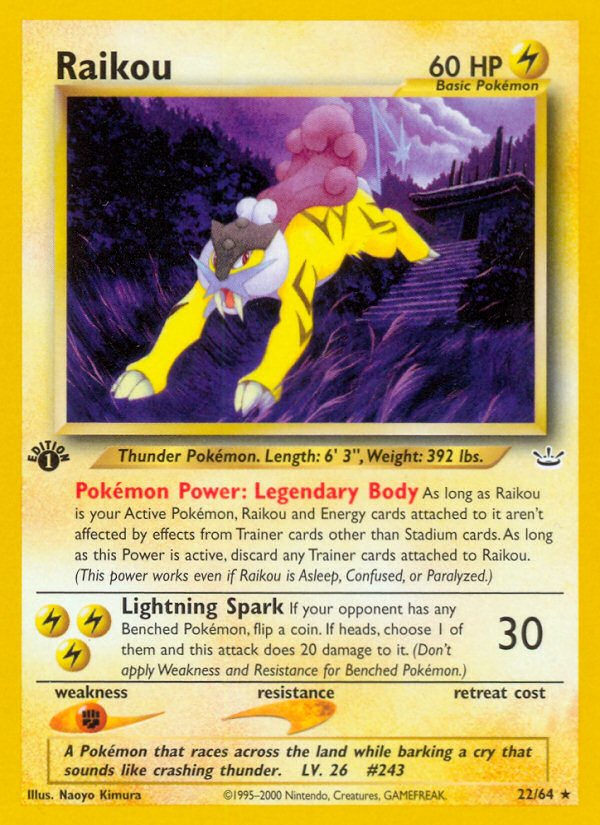 Raikou (22/64) [Neo Revelation 1st Edition] | Play N Trade Winnipeg