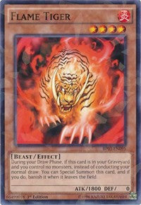 Flame Tiger (Shatterfoil) [BP03-EN095] Rare | Play N Trade Winnipeg