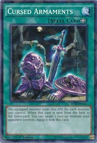 Cursed Armaments (Shatterfoil) [BP03-EN169] Common | Play N Trade Winnipeg