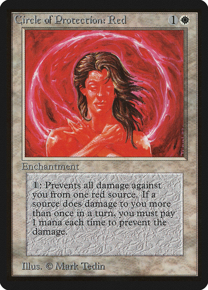 Circle of Protection: Red [Limited Edition Beta] | Play N Trade Winnipeg