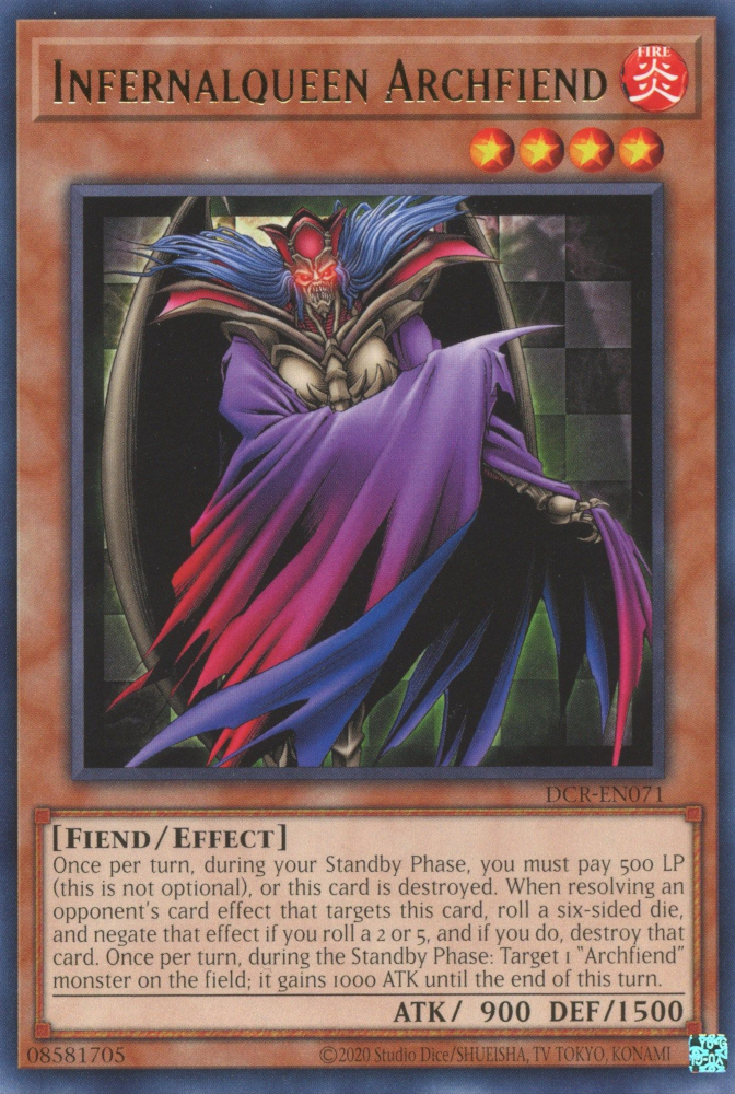 Infernalqueen Archfiend [DCR-EN071] Rare | Play N Trade Winnipeg