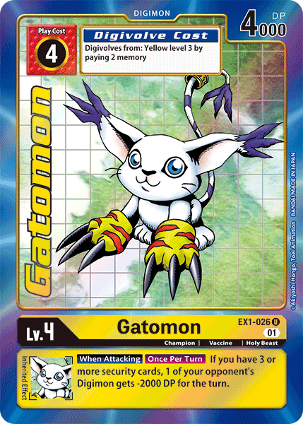 Gatomon [EX1-026] (Alternate Art) [Classic Collection] | Play N Trade Winnipeg