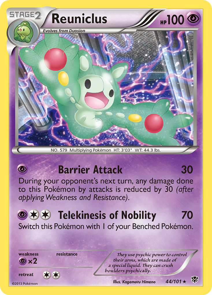 Reuniclus (44/101) [Black & White: Plasma Blast] | Play N Trade Winnipeg