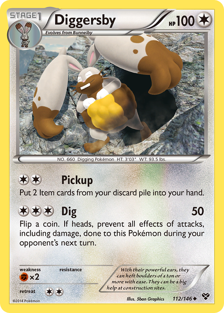 Diggersby (112/146) [XY: Base Set] | Play N Trade Winnipeg