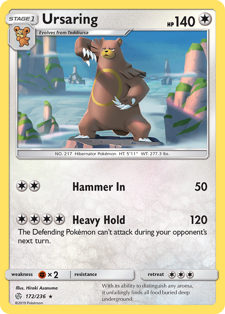 Ursaring (172/236) [Sun & Moon: Cosmic Eclipse] | Play N Trade Winnipeg